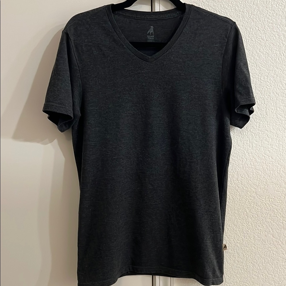 Men's Black V-Neck T-Shirt